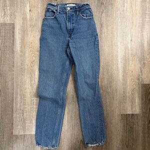 Abercrombie & Fitch The 90s Straight Ultra High Rise CURVE LOVE jeans-size 00R